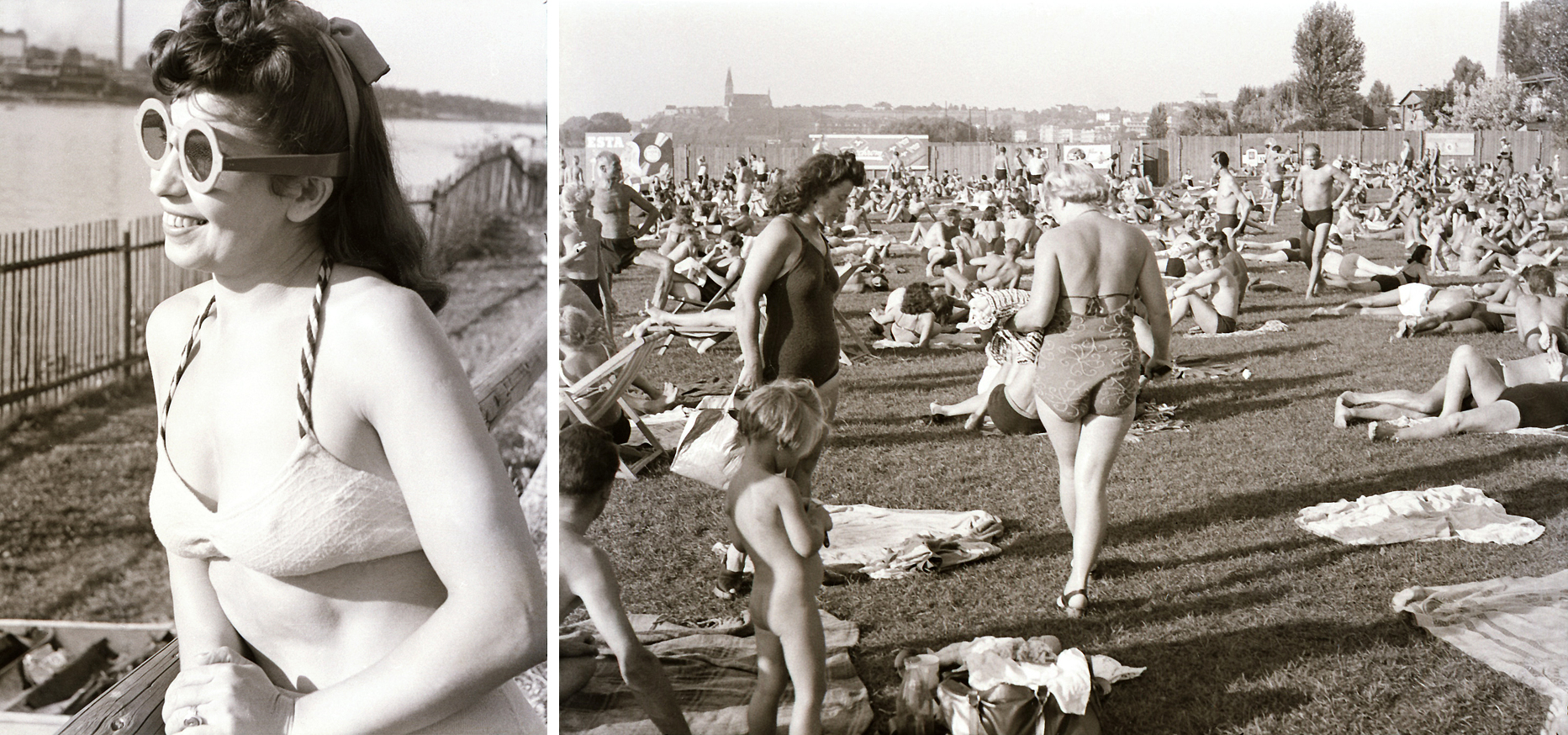 Letní podolský blahobyt v roce 1942.