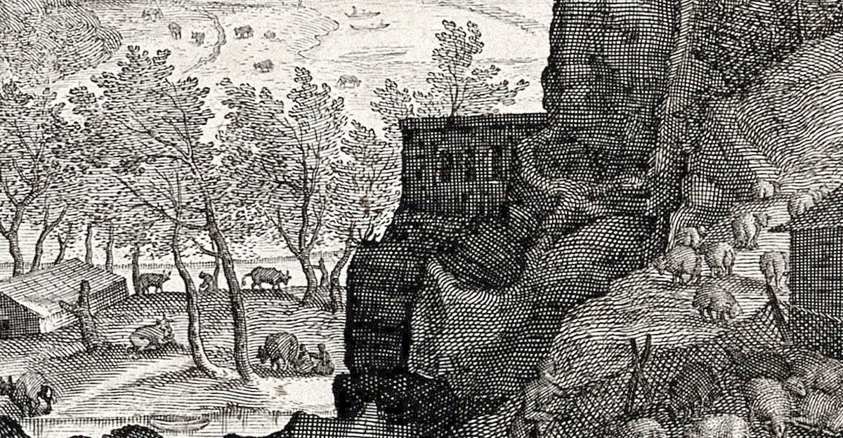 Pieter Stevens, Aegidius Sadeler – Pohled z Vyšehradu