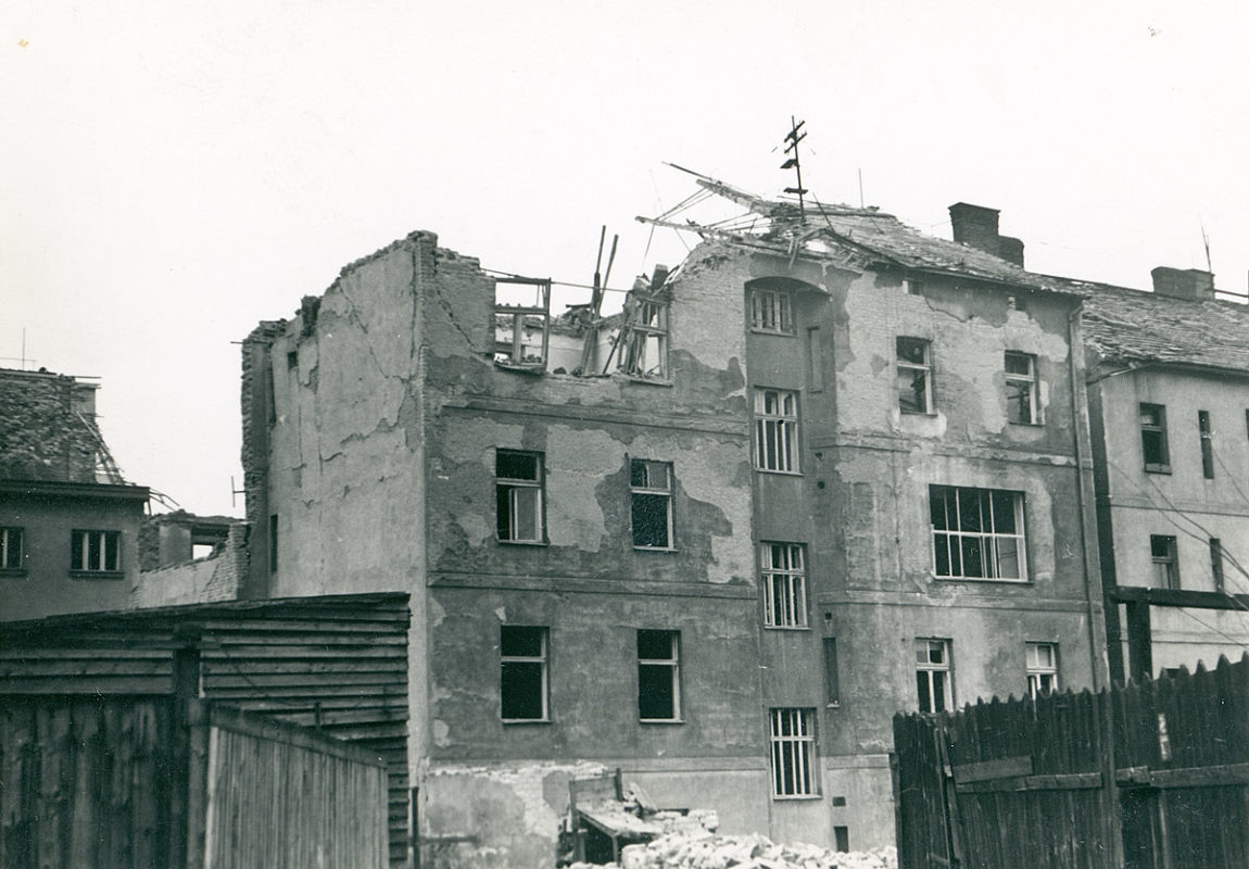 Na Pankráci, bombardování 1945