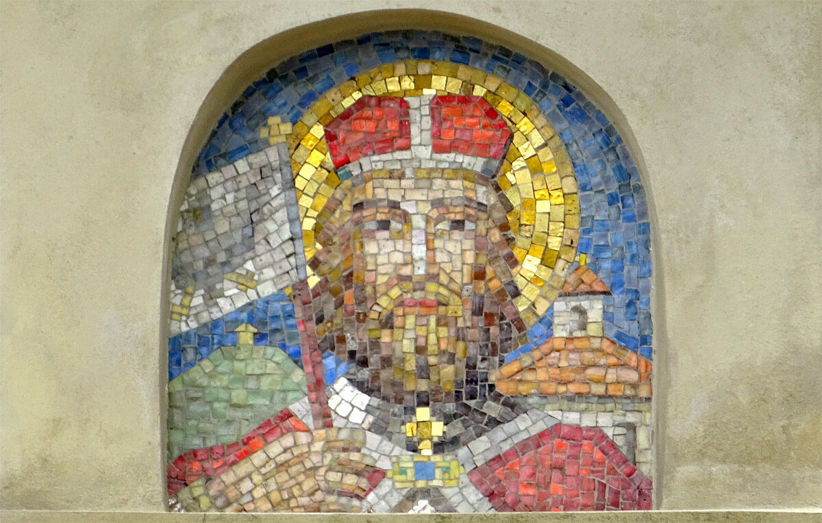 Vyšehrad, mozaika, Boží muka, sv. Václav