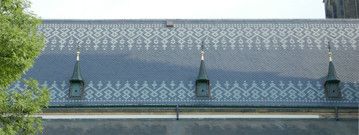 Vyšehrad, kapitulní bazilika sv. Petra a Pavla – nová střecha