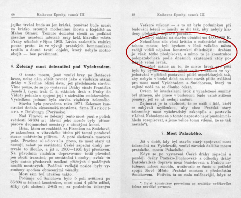 Železniční most, Vyšehrad, Jiří Soukup, Pražské mosty
